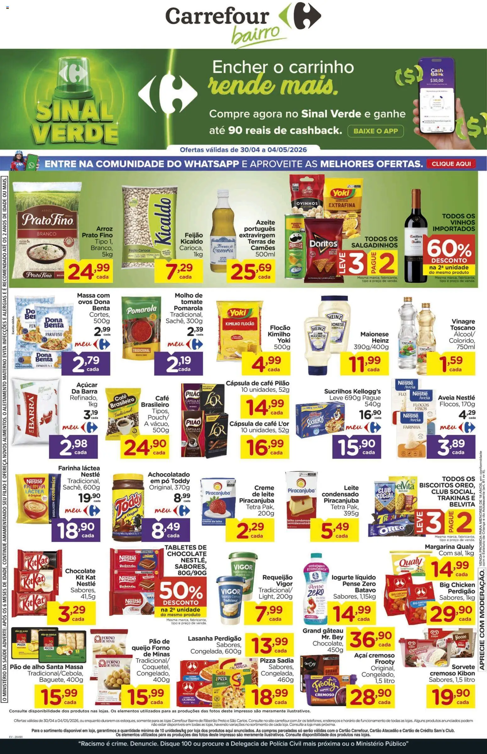Pré-Visualização do folheto "Carrefour Bairro ofertas FDS" da loja Carrefour Bairro válido a partir de 30/04/2026