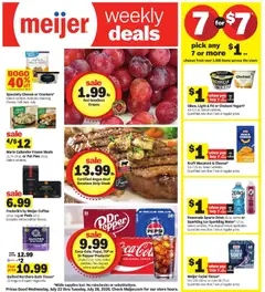 Ad Preview of Meijer Meijer Weekly Ad from 07/22/2026