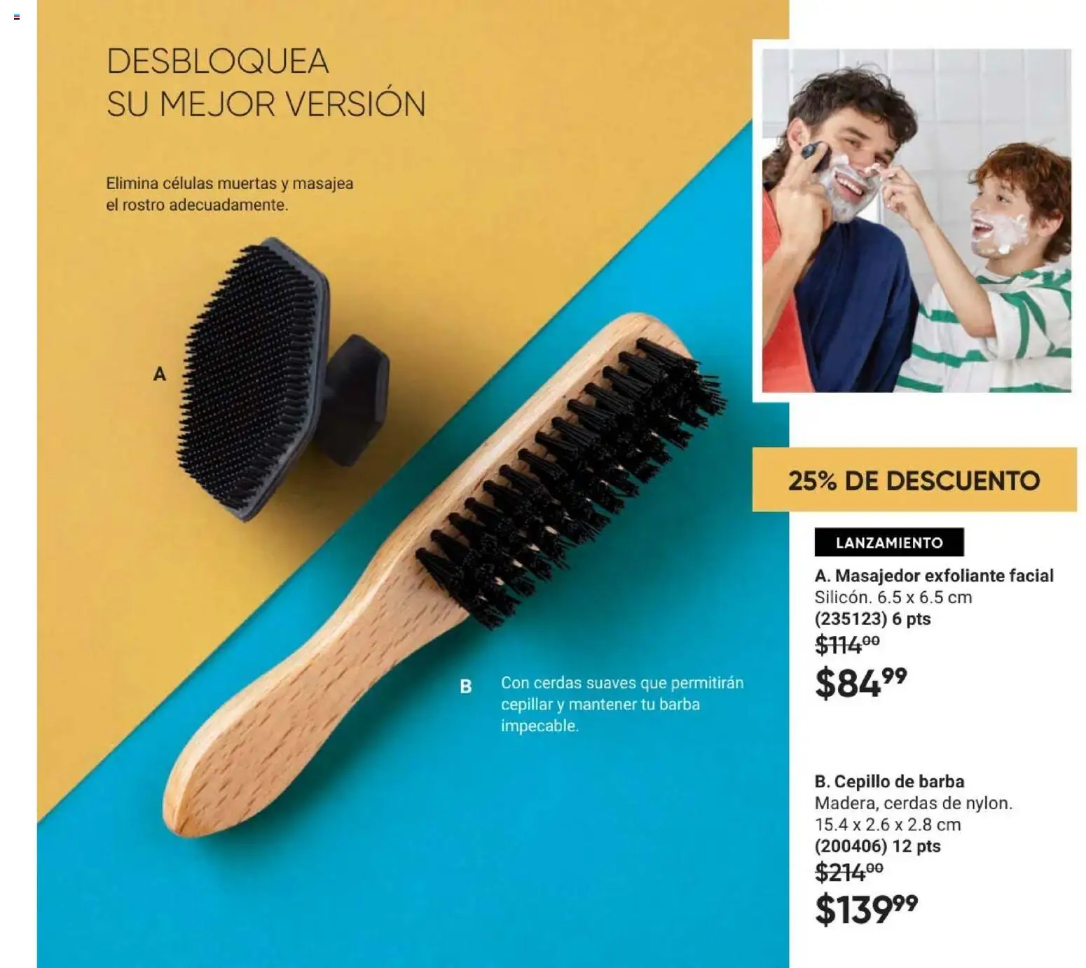 Vista previa las ofertas de la tienda AVON - AVON Casa & Estilo 8 2026 desde el 08/05/2026 - Cepillo, Exfoliante, Exfoliante facial