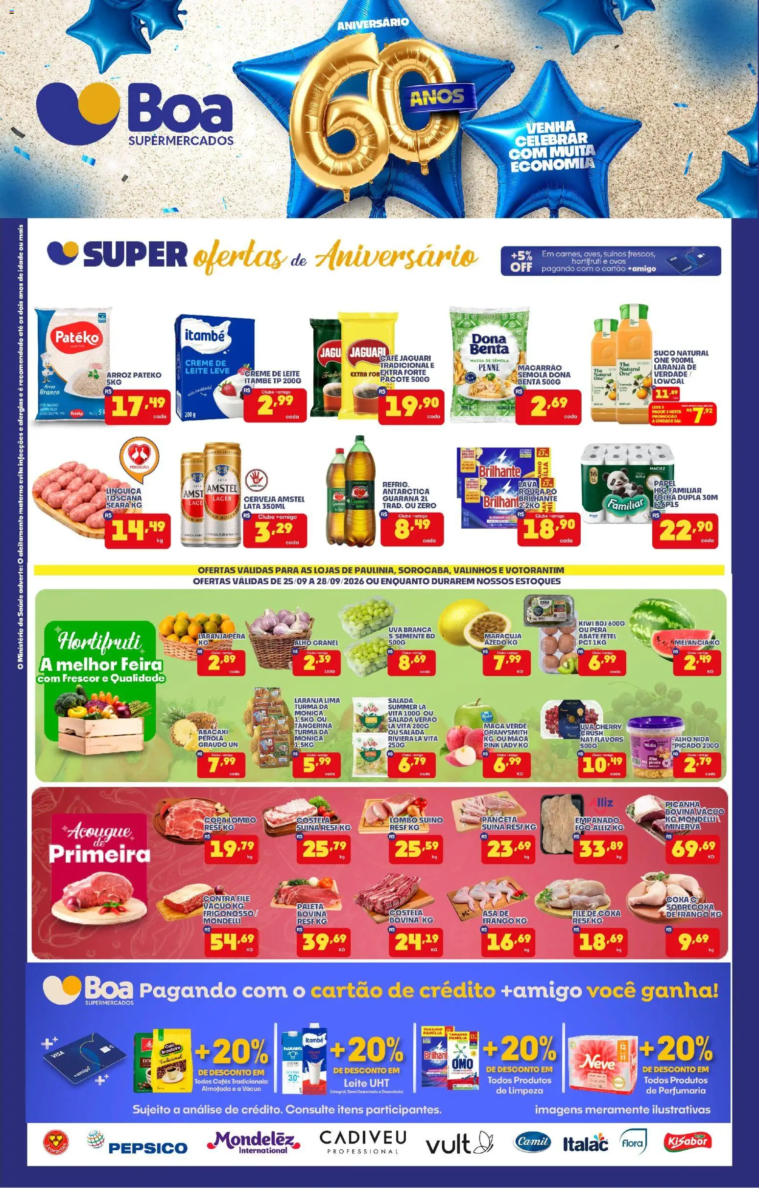Pré-Visualização do folheto "Boa Supermercados - Ofertas da semana" da loja Boa Supermercados válido a partir de 25/09/2026