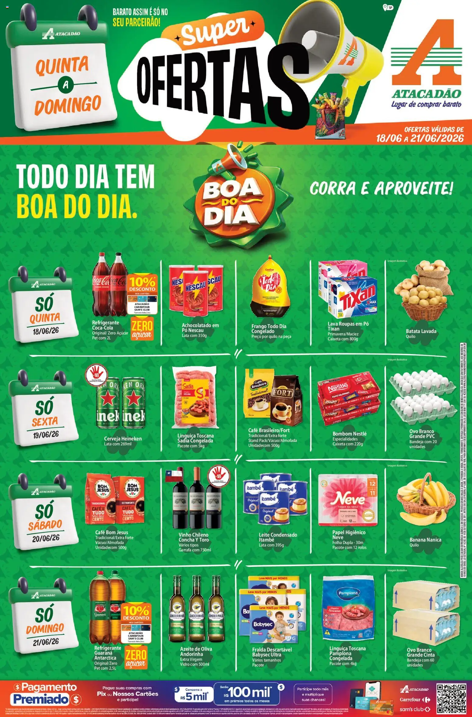 Pré-Visualização do folheto "Atacadão ofertas - SP" da loja Atacadão válido a partir de 18/06/2026
