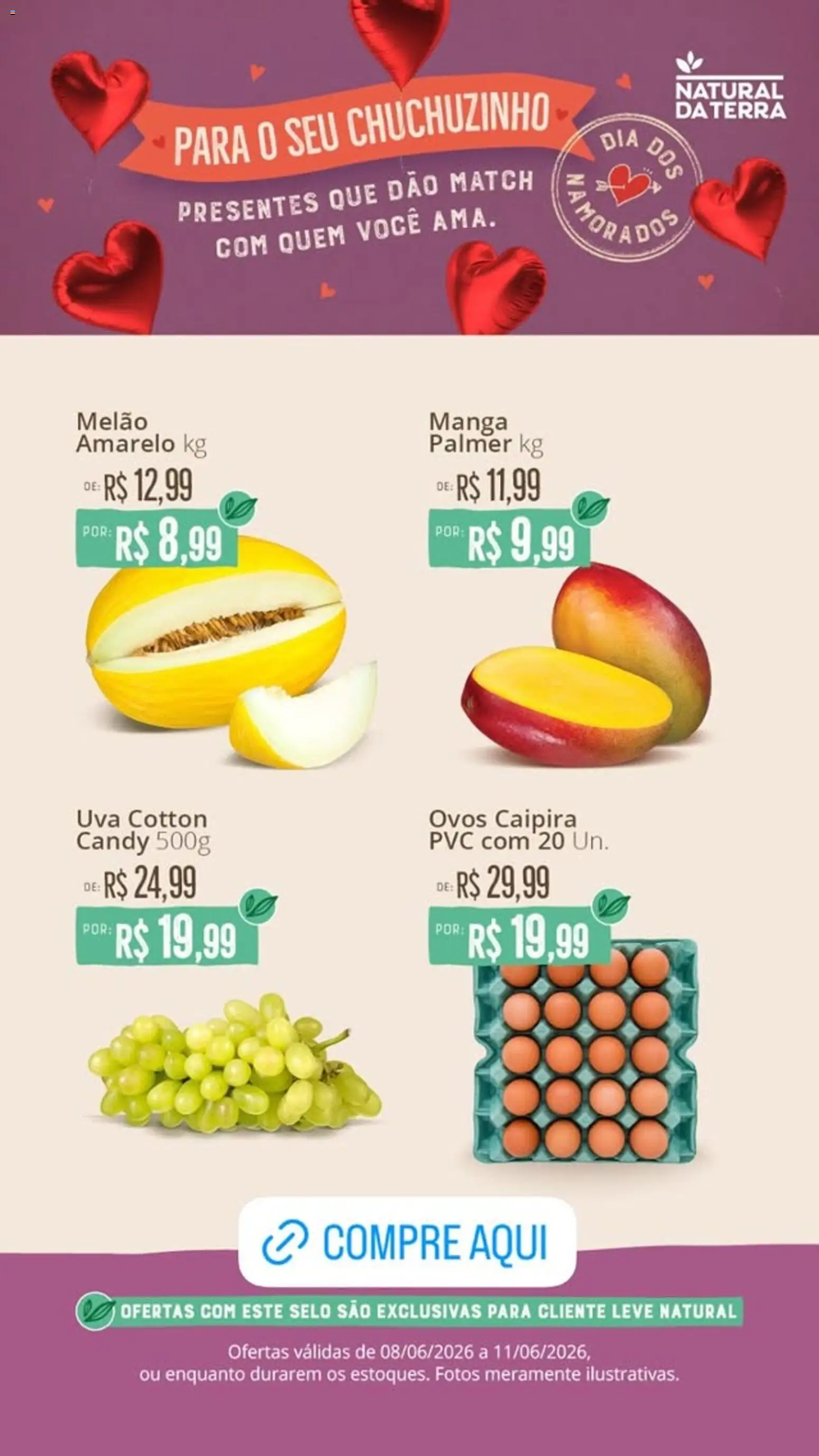 Pré-Visualização do folheto "Natural da Terra - Ofertas da semana" da loja Natural da Terra válido a partir de 08/06/2026