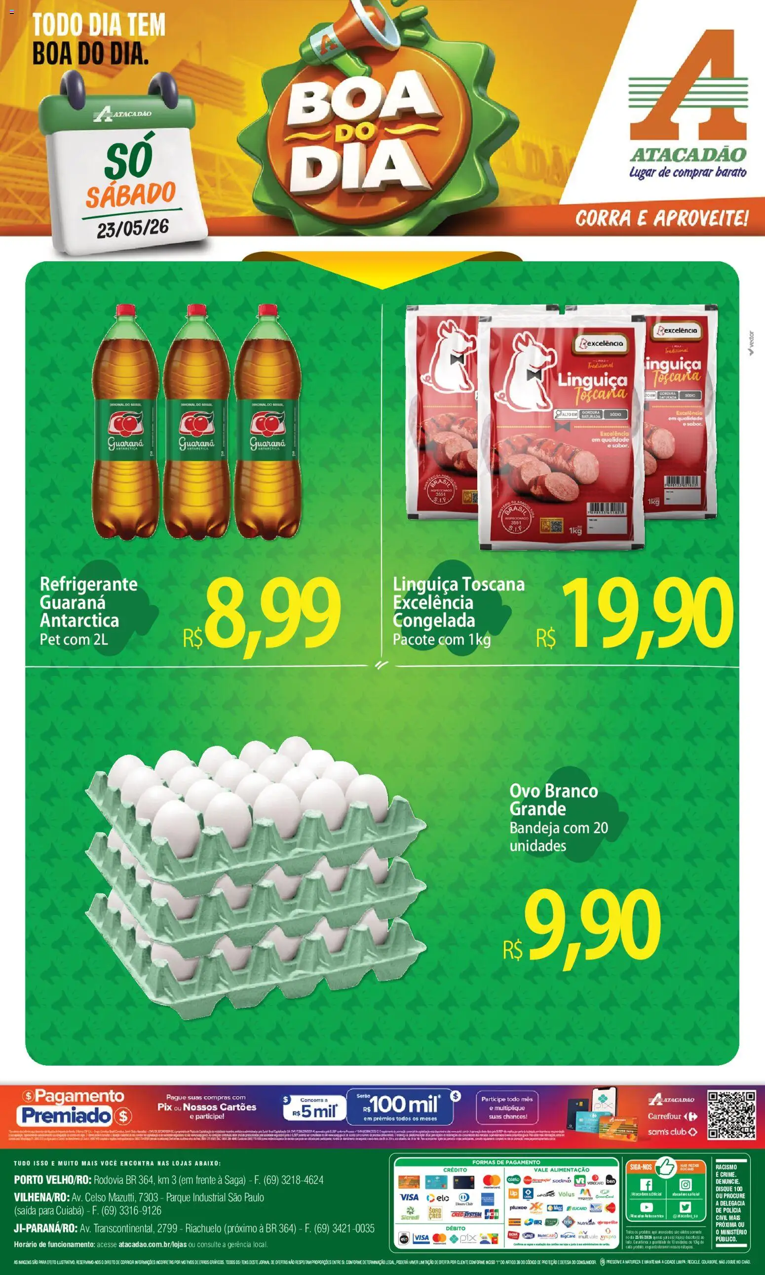 Pré-Visualização do folheto "Atacadão ofertas - RO" da loja Atacadão válido a partir de 23/05/2026