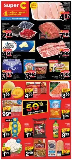 Preview of leaflet Super C weekly flyer / circulaire from shop Super C is valid from Oct 01, 2026