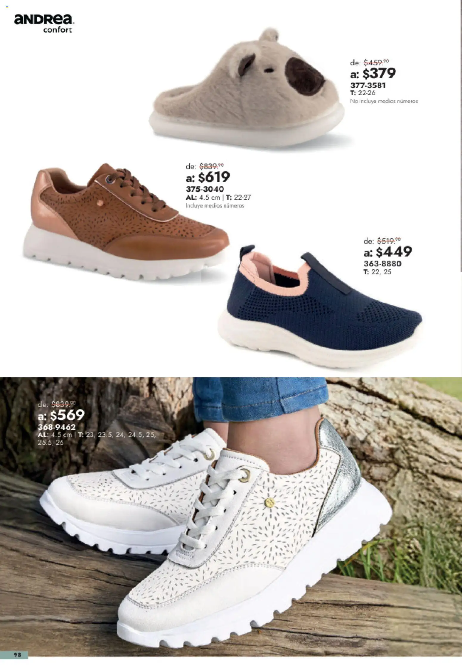 Vista previa las ofertas de la tienda Andrea - Andrea catálogo Outlet desde el 26/07/2026 