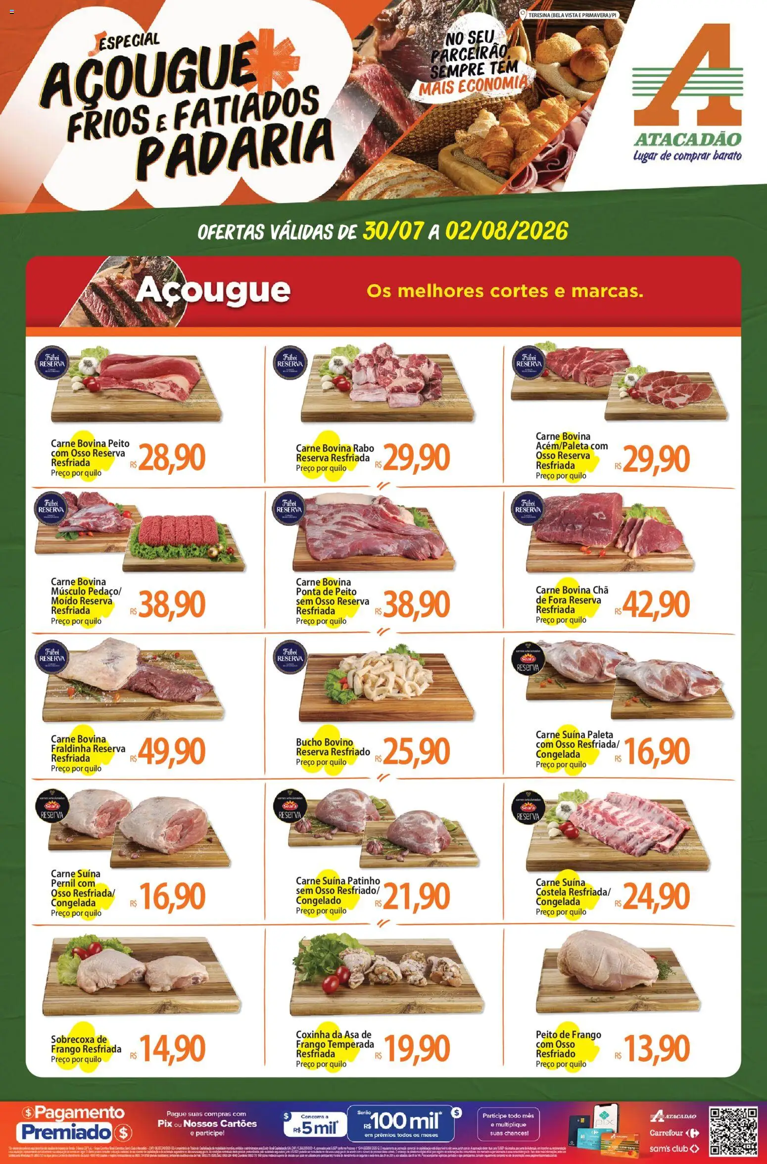 Pré-Visualização do folheto "Atacadão ofertas - PI" da loja Atacadão válido a partir de 30/07/2026