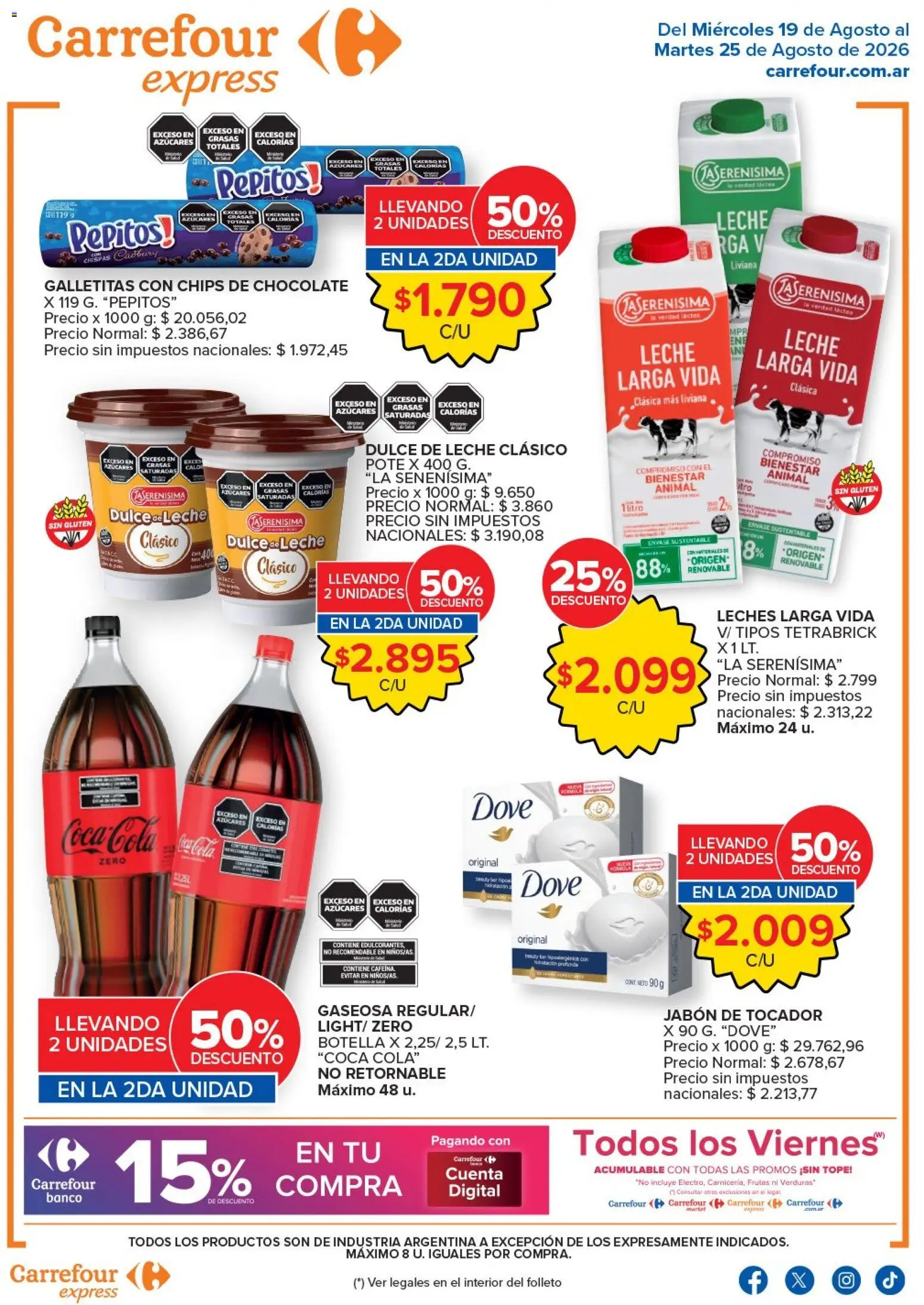 Vista previa del folleto de la tienda Carrefour válido desde el 19/08/2026 