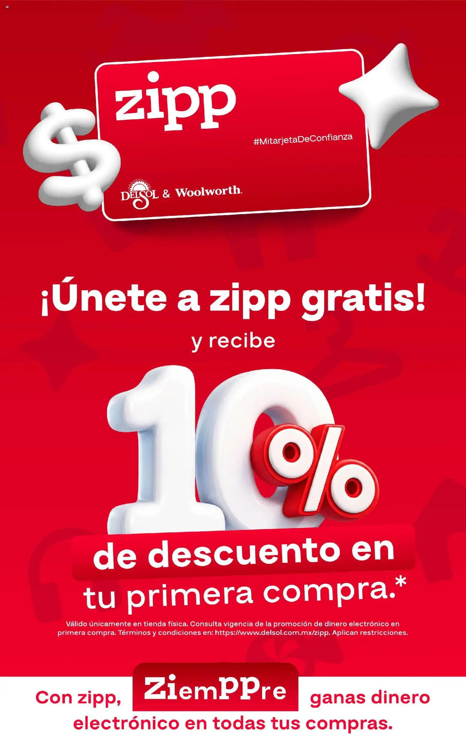Vista previa las ofertas de la tienda Del Sol y Woolworth - Del Sol y Woolworth catálogo Bueno, Bonito y Baratón desde el 09/07/2026 