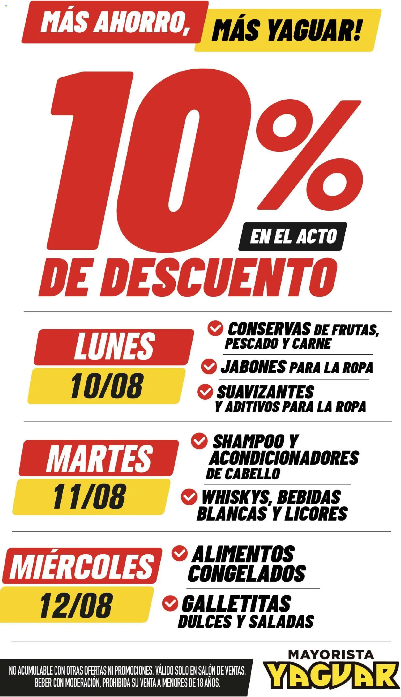 Vista previa del folleto de la tienda Yaguar válido desde el 10/08/2026 