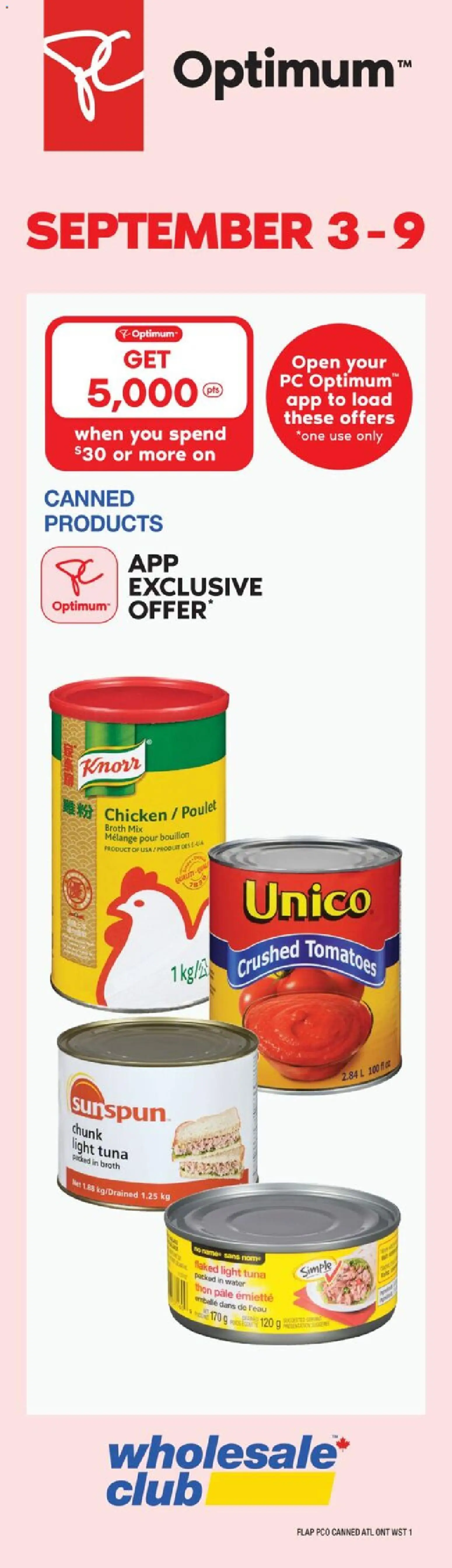 Preview of leaflet Wholesale Club weekly flyer / circulaire from shop Wholesale Club is valid from Aug 20, 2026 - Chips, Kettle, Nuts, Case, Tortilla chips