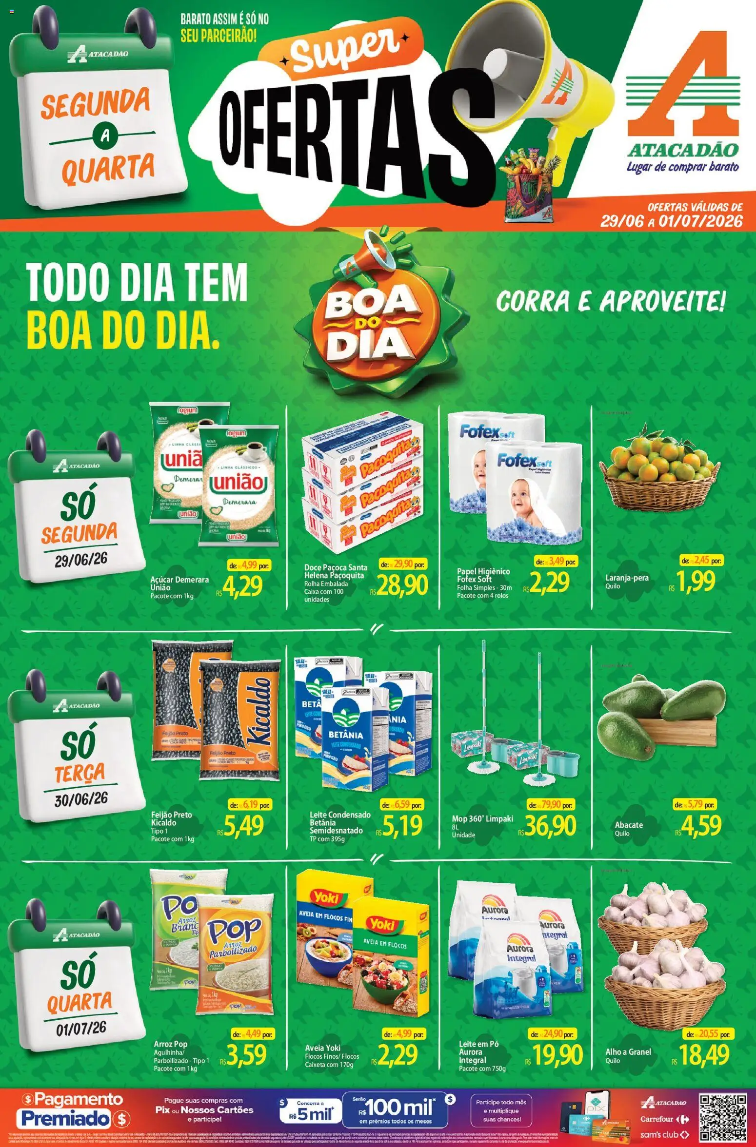 Pré-Visualização do folheto "Atacadão ofertas - CE" da loja Atacadão válido a partir de 29/06/2026