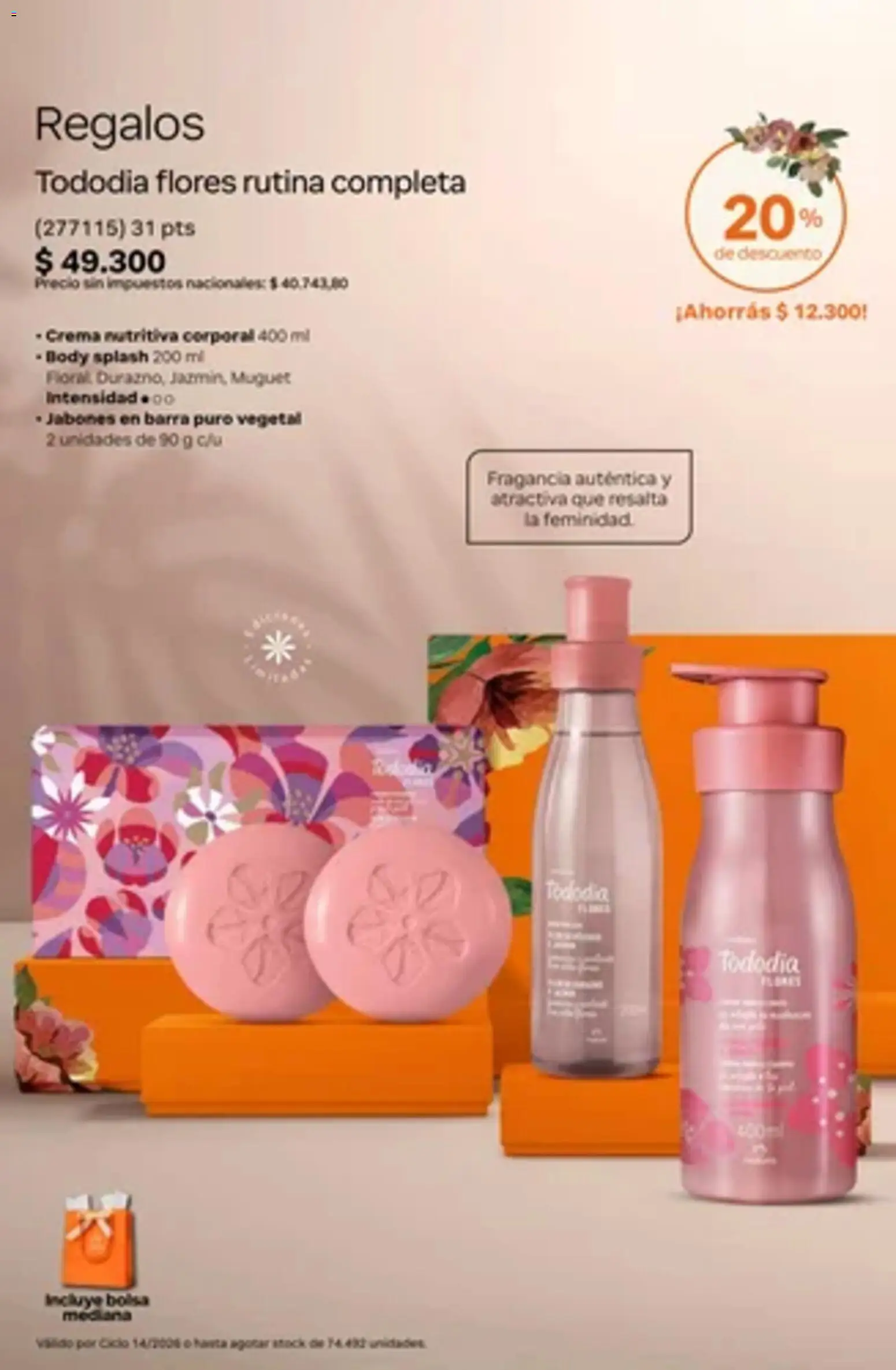 Vista previa del folleto de la tienda Natura válido desde el 01/10/2026 - Flores, Bolsa, Body, Crema, Fragancia