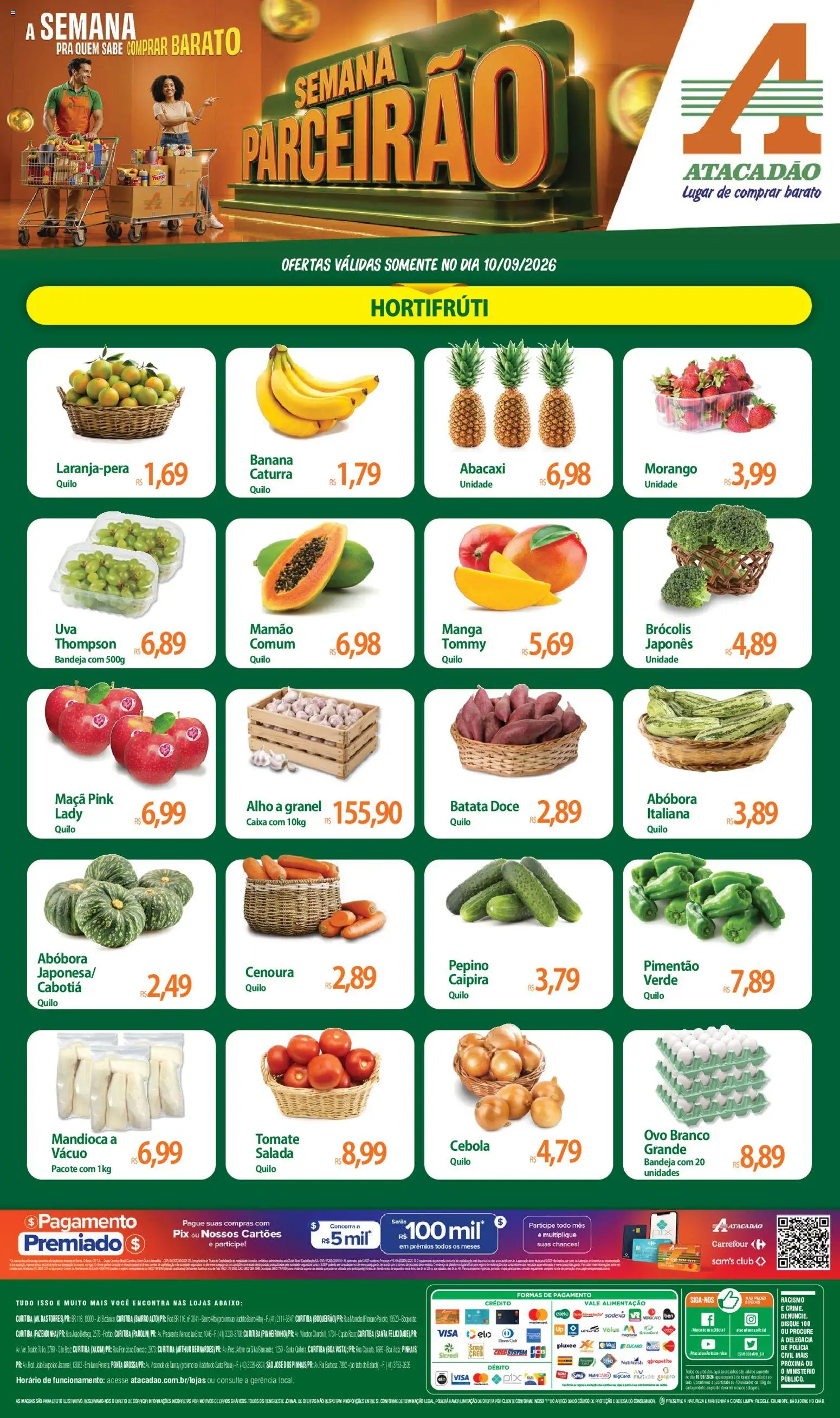 Pré-Visualização do folheto "Atacadão ofertas - PR" da loja Atacadão válido a partir de 10/09/2026
