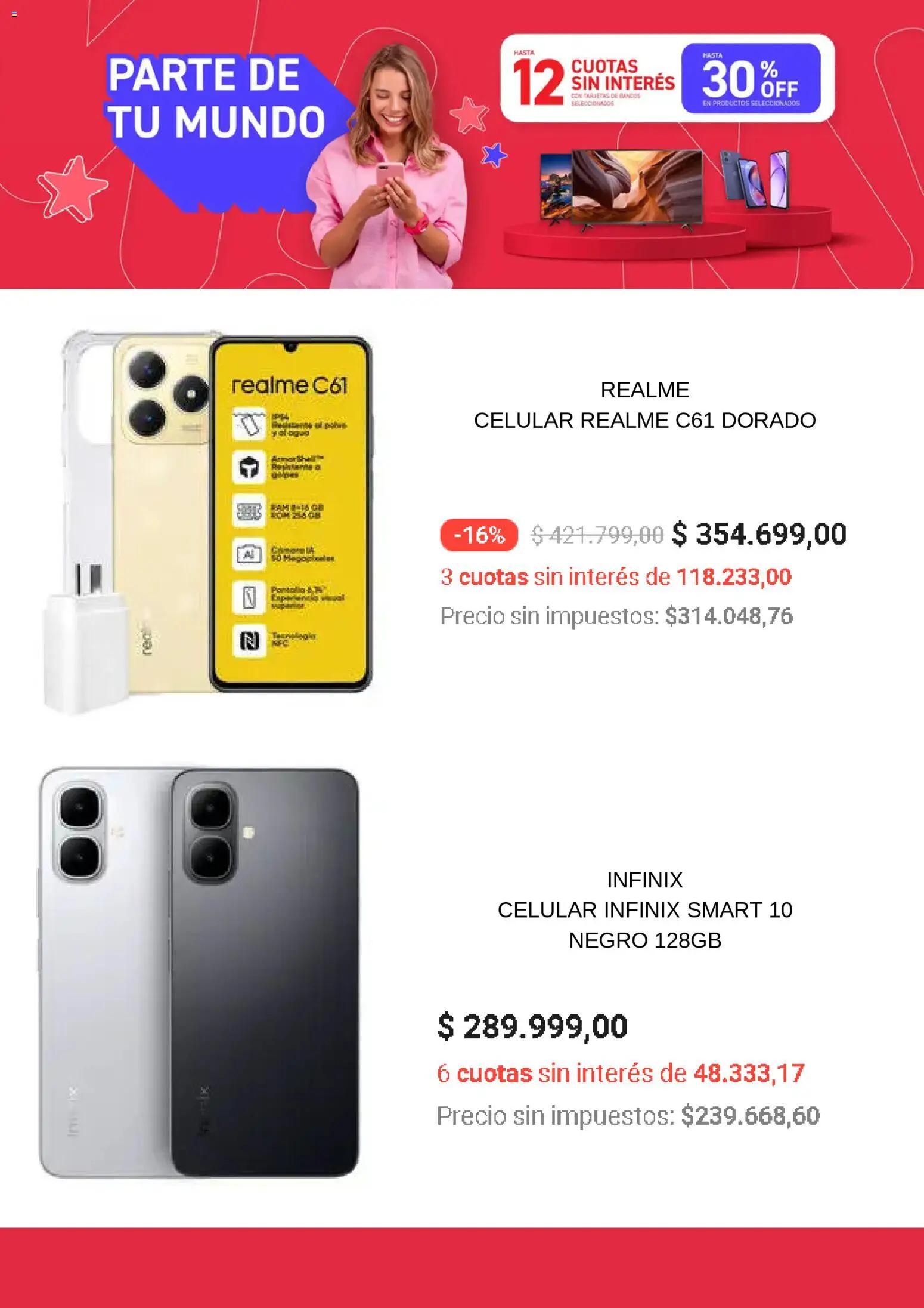 Vista previa del folleto de la tienda Musimundo válido desde el 04/03/2026 - Celular