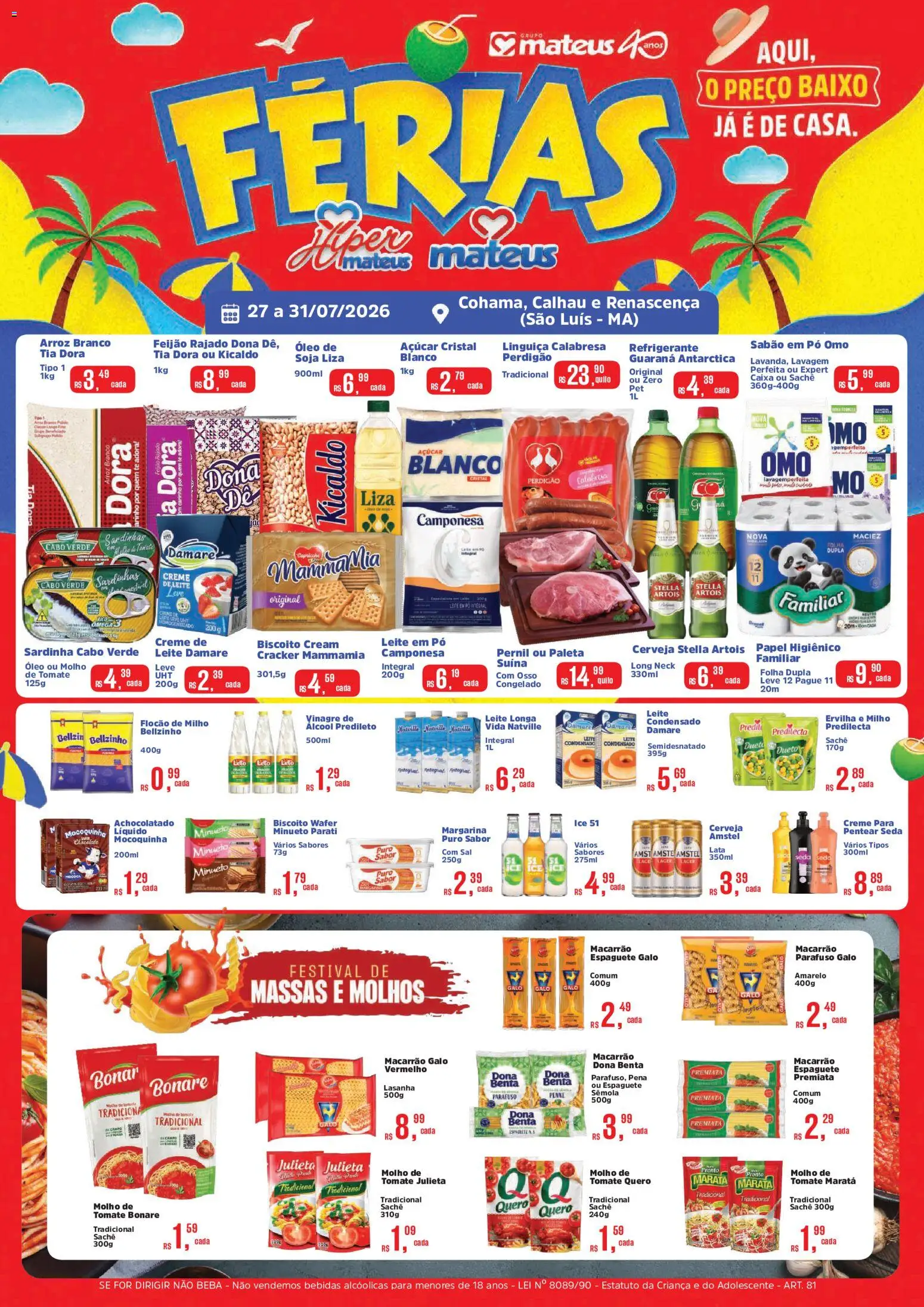 Pré-Visualização do folheto "Mateus - Ofertas da semana" da loja Mateus válido a partir de 27/07/2026