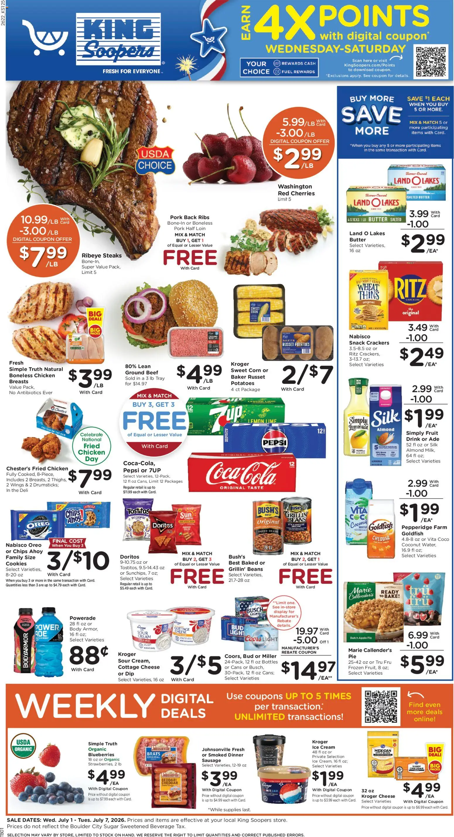 Ad Preview of King Soopers King Soopers Weekly Ad from 07/01/2026