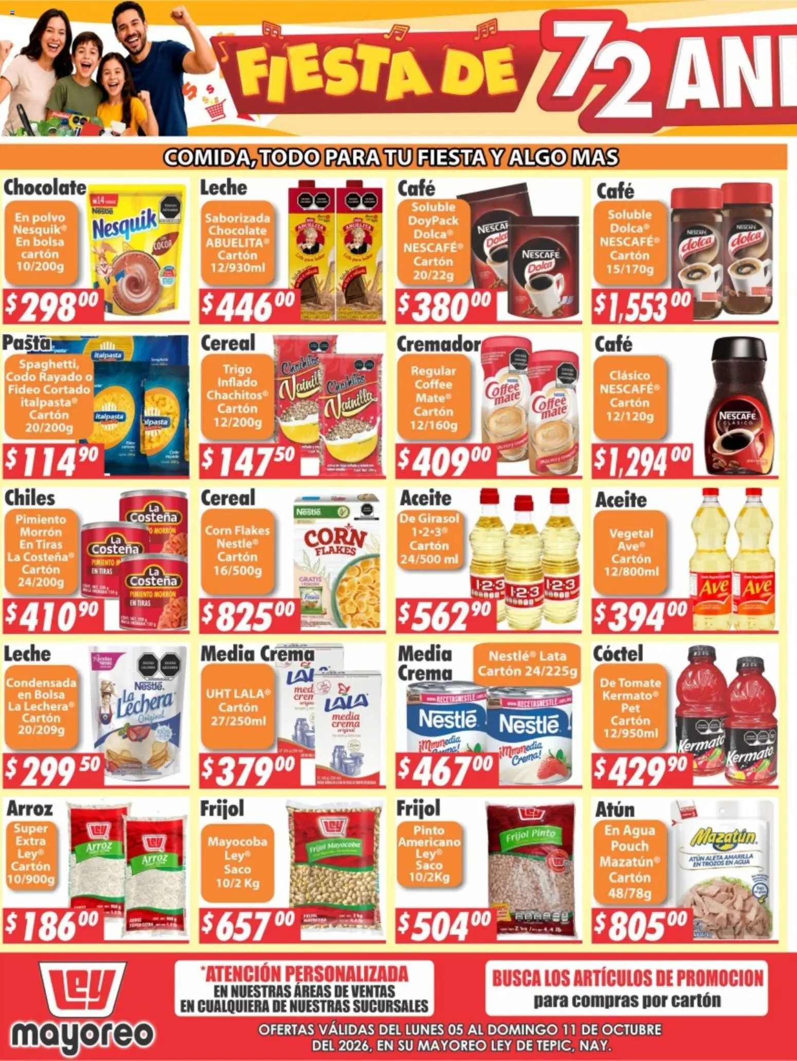 Vista previa las ofertas de la tienda Casa Ley - Casa Ley folleto Tepic desde el 05/10/2026 