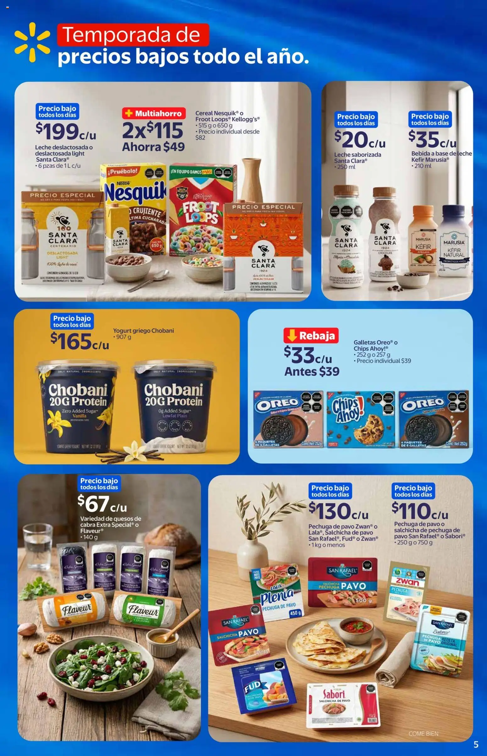 Vista previa las ofertas de la tienda Walmart Express - Walmart Express folleto desde el 03/06/2026 - Chocolate, Probióticos, Galletas, Leche, Pavo, Oreo, Salchicha, Kéfir