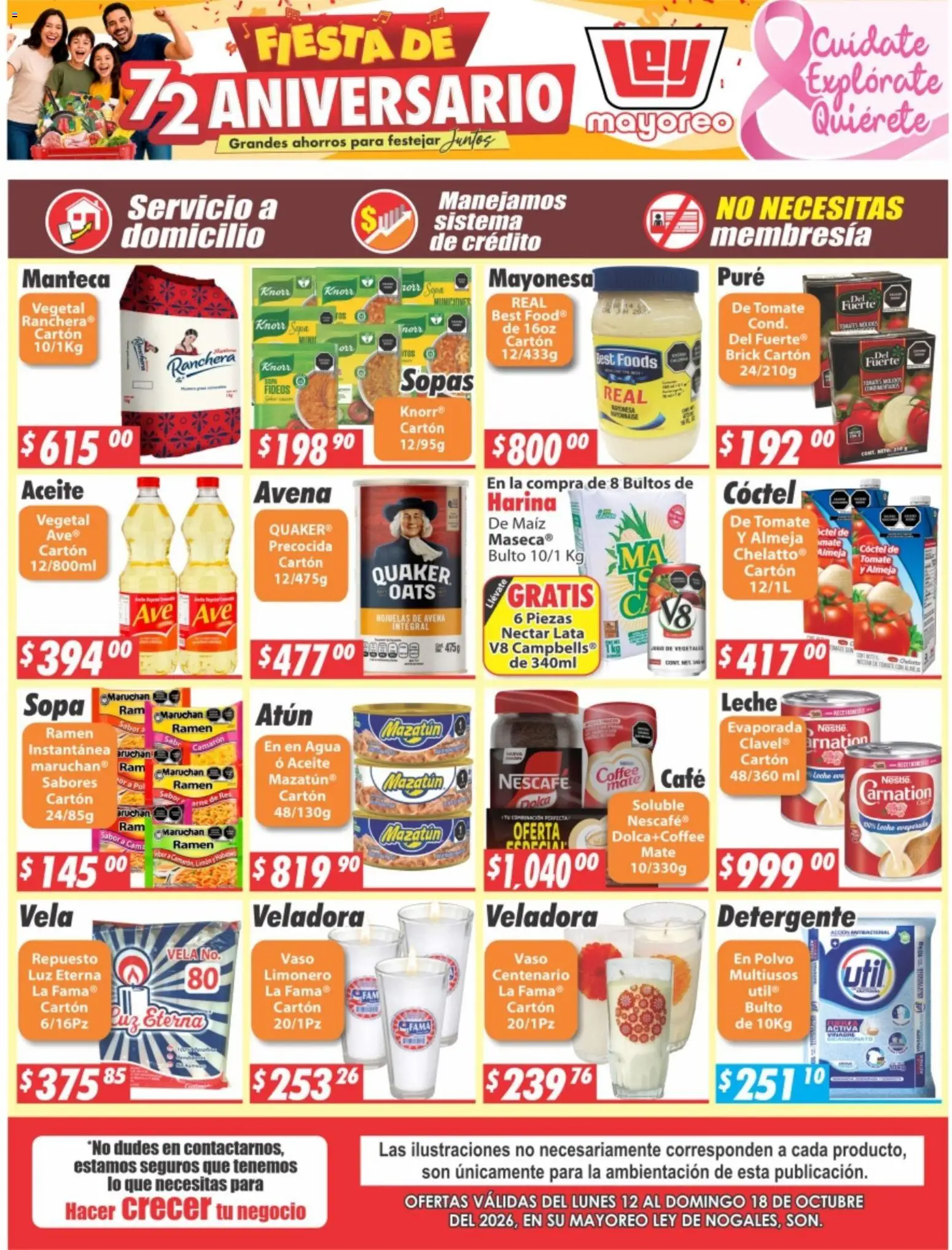 Vista previa las ofertas de la tienda Casa Ley - Casa Ley folleto Nogales desde el 12/10/2026 