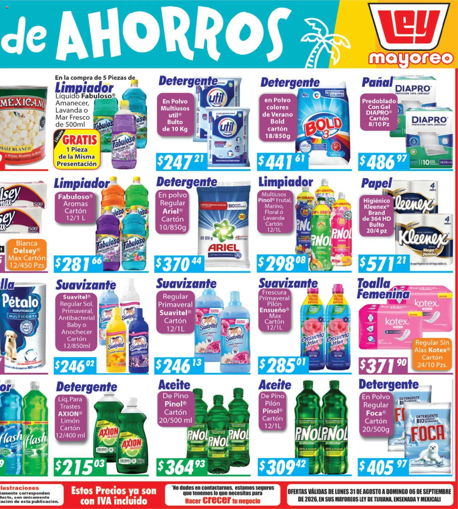 Vista previa las ofertas de la tienda Casa Ley - Casa Ley folleto Frontera desde el 31/08/2026 
