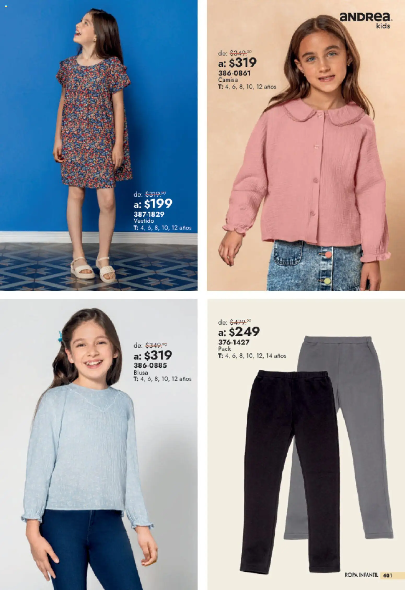 Vista previa las ofertas de la tienda Andrea - Andrea catálogo Outlet desde el 26/07/2026 