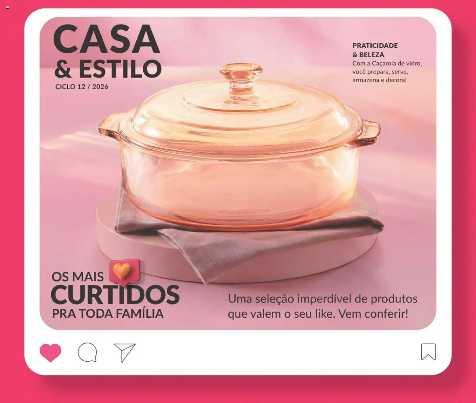 Pré-Visualização do folheto "Avon - Campanha 12: Casa & Estilo" da loja Avon válido a partir de 19/07/2026 - Caçarola