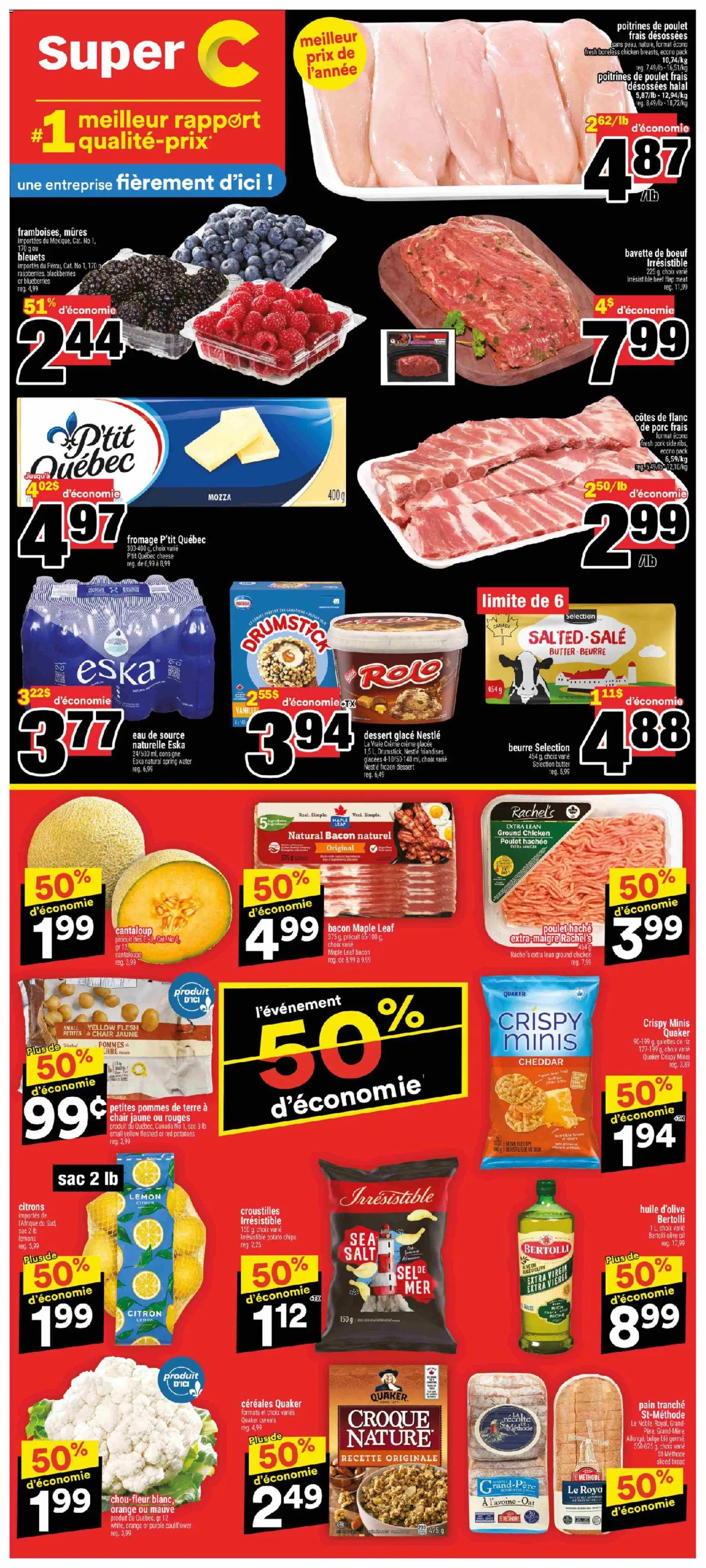 Preview of leaflet Super C weekly flyer / circulaire from shop Super C is valid from Oct 01, 2026
