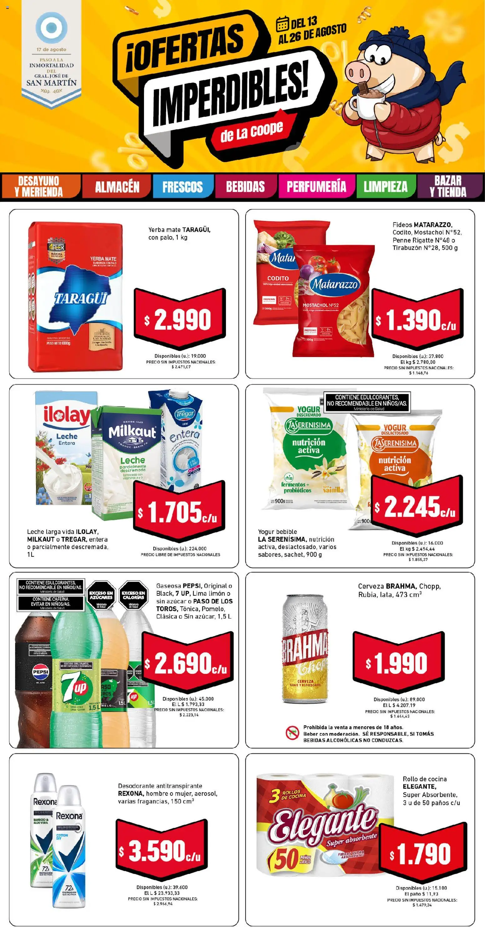Vista previa del folleto de la tienda Cooperativa Obrera válido desde el 13/08/2026 