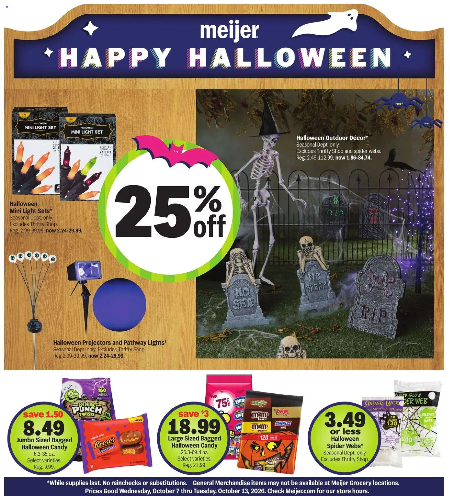 Ad Preview of Meijer Meijer Halloween Deals from 10/07/2026