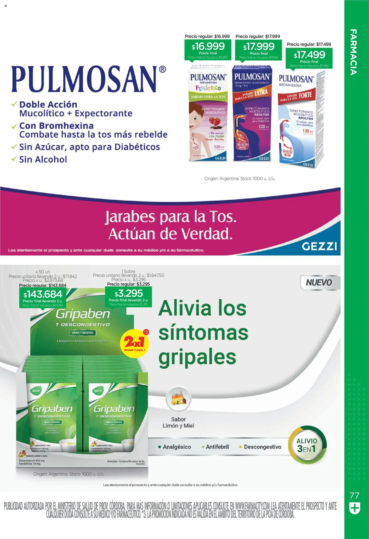 Vista previa del folleto de la tienda Farmacity válido desde el 01/10/2026 