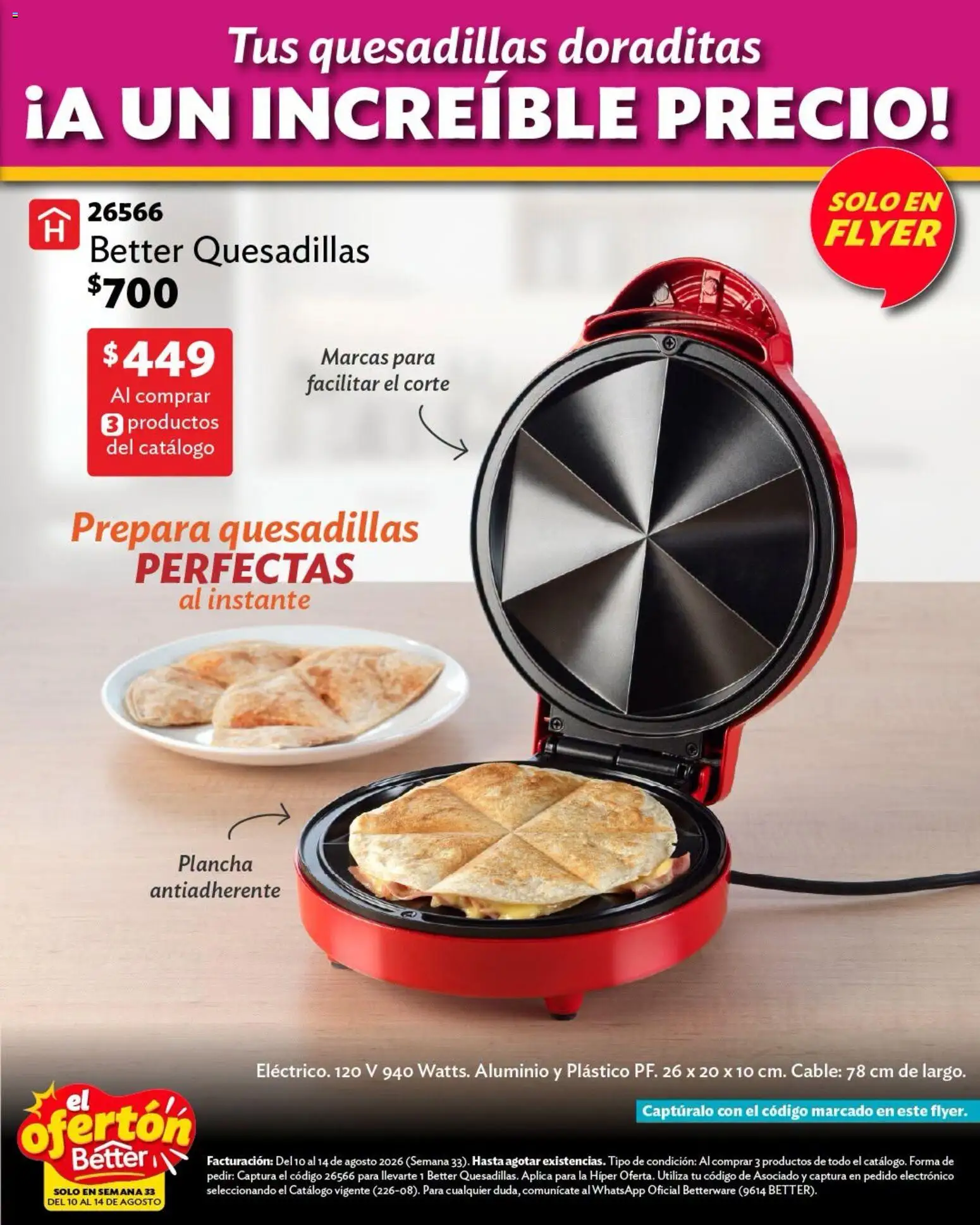 Vista previa las ofertas de la tienda Betterware - Betterware catálogo El Ofertón desde el 10/08/2026 