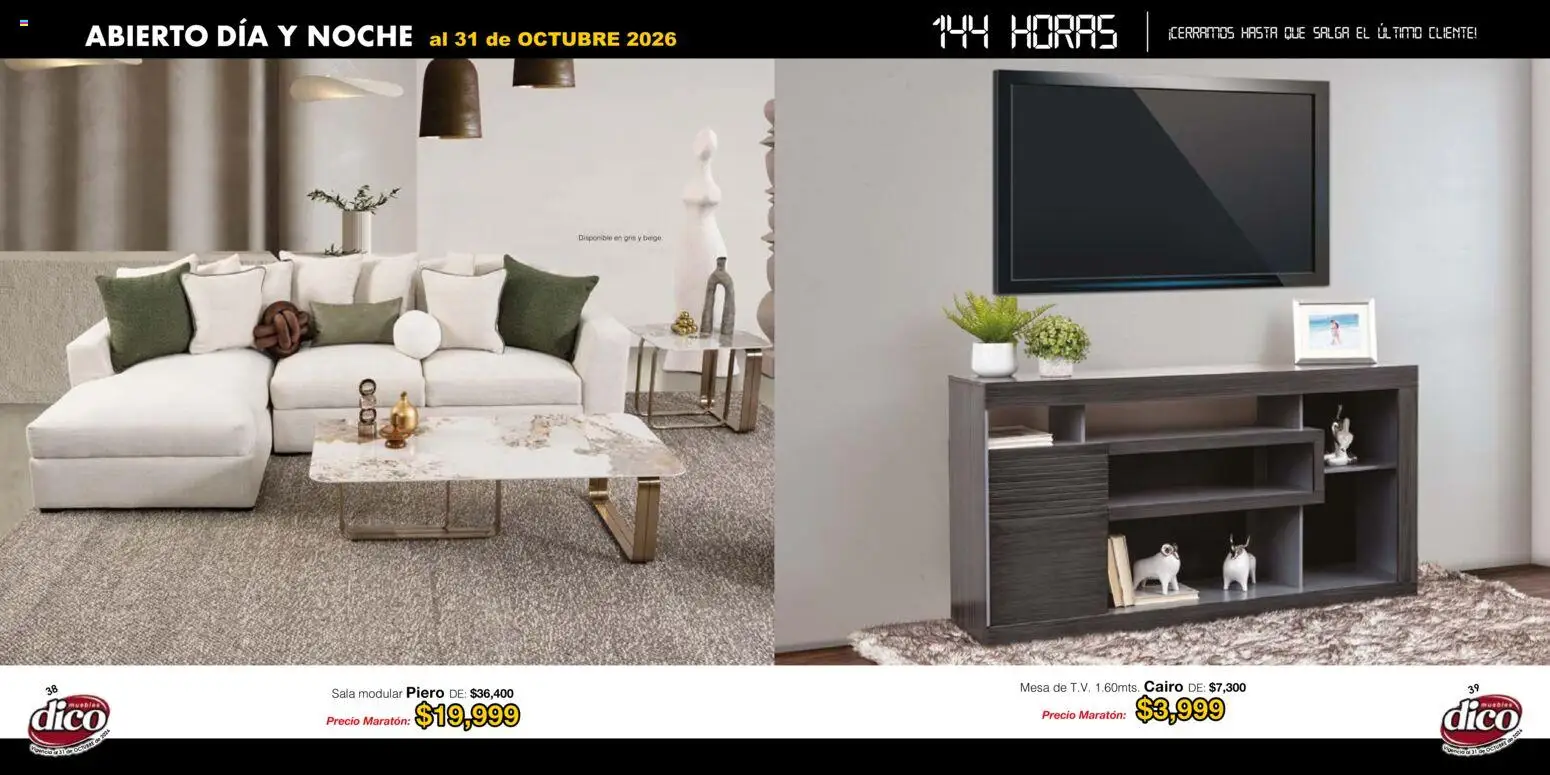Vista previa las ofertas de la tienda Muebles Dico - Muebles Dico catálogo desde el 22/01/2026 