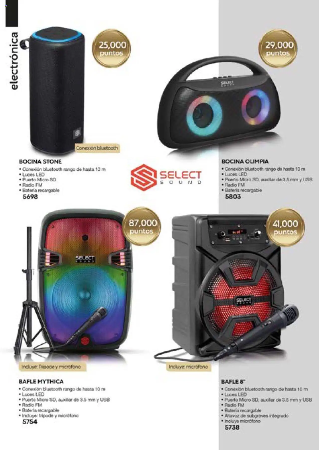 Vista previa las ofertas de la tienda Fuller - Catálogo Puntos desde el 13/06/2025 - Radio, Bocina, Batería, Micrófono, Usb, Micro SD