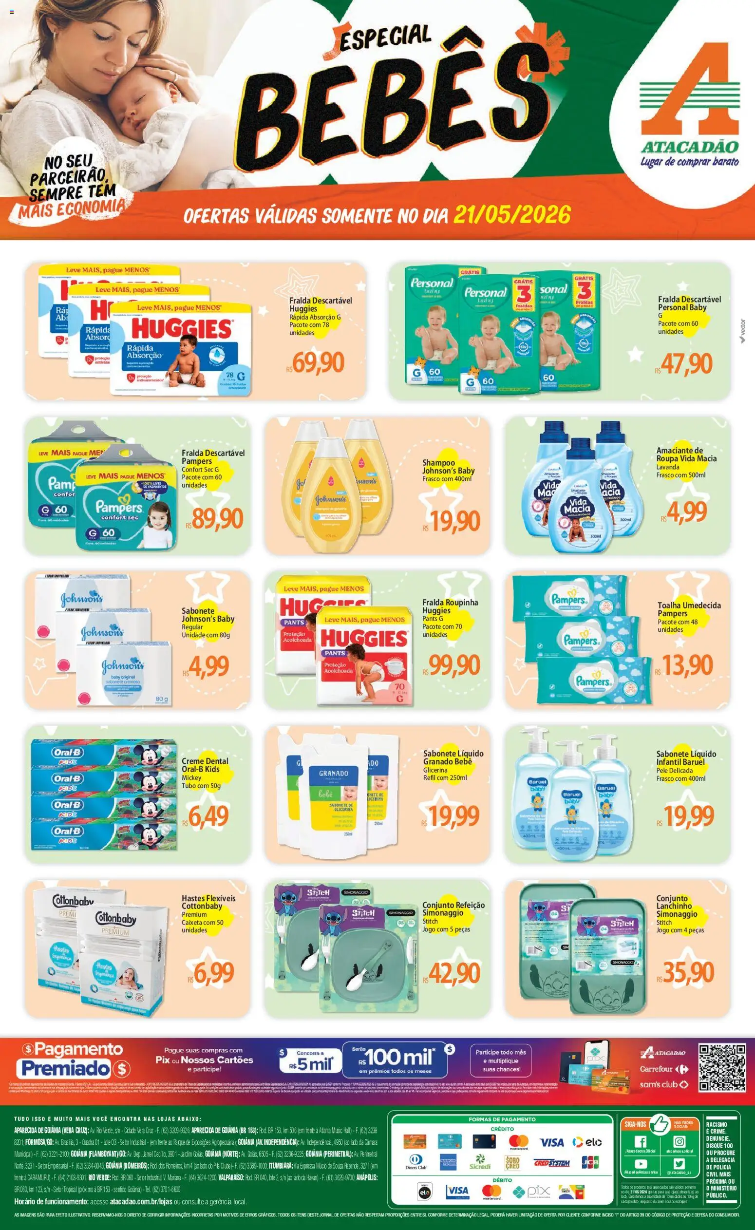 Pré-Visualização do folheto "Atacadão ofertas - GO" da loja Atacadão válido a partir de 21/05/2026
