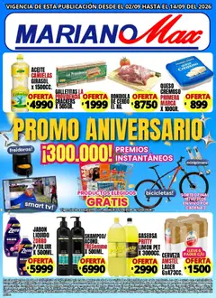 Vista previa del folleto de la tienda Mariano Max válido desde el 02/09/2026 