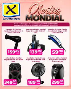 Pré-Visualização do folheto "X Supermercados ofertas Mondial" da loja X Supermercados válido a partir de 21/10/2026