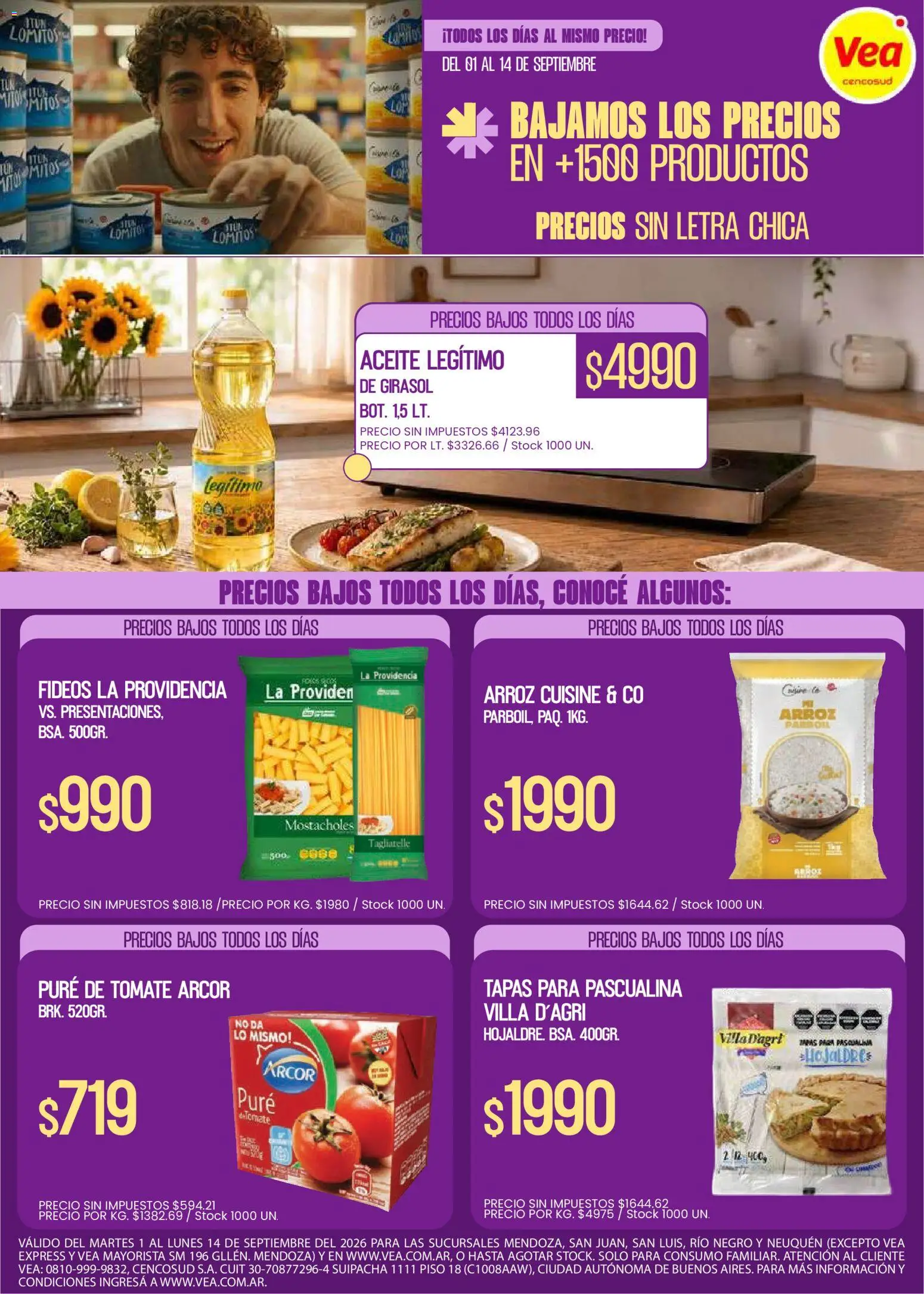 Vista previa del folleto de la tienda Vea válido desde el 01/09/2026 