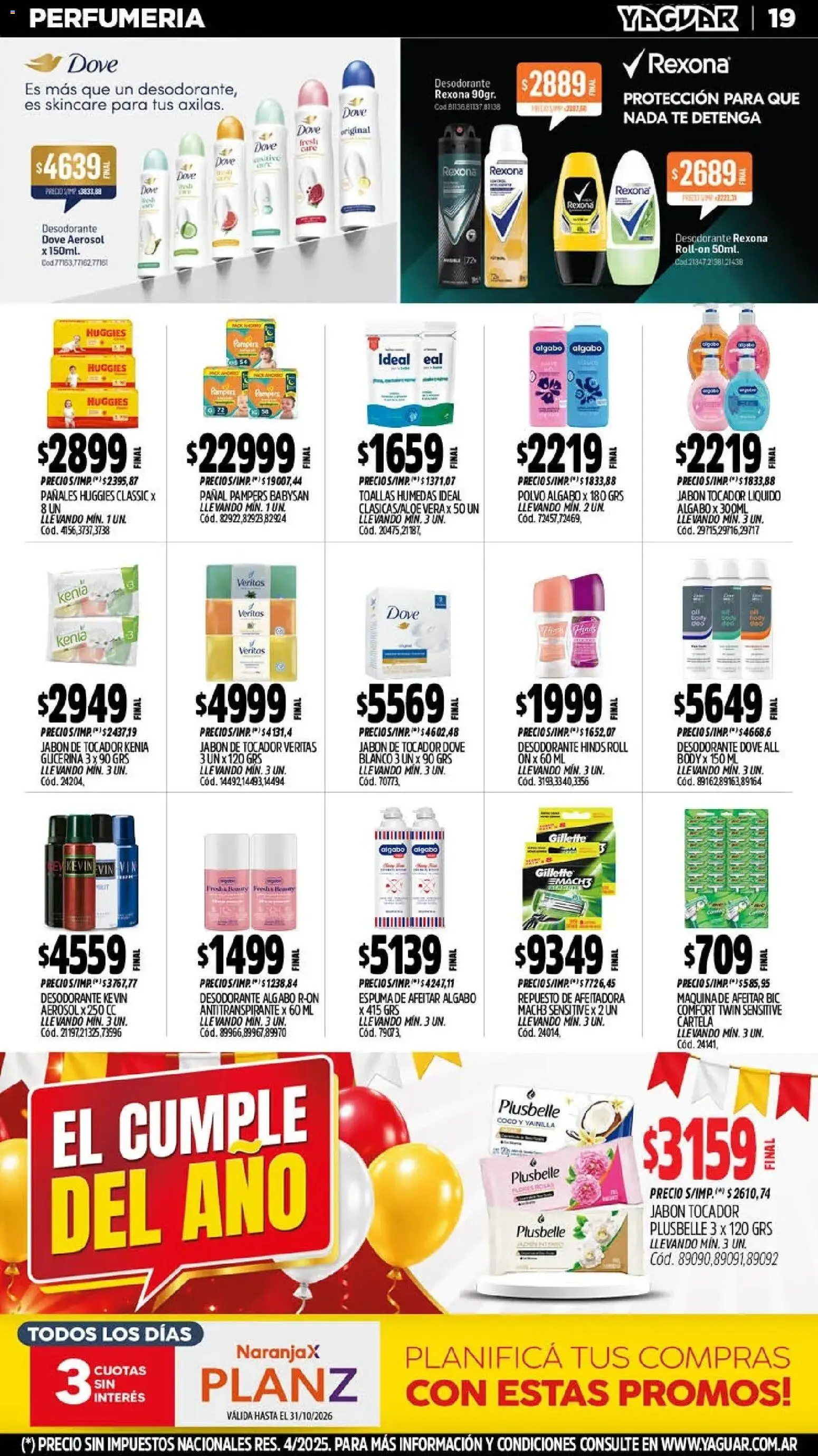 Vista previa del folleto de la tienda Yaguar válido desde el 19/10/2026 