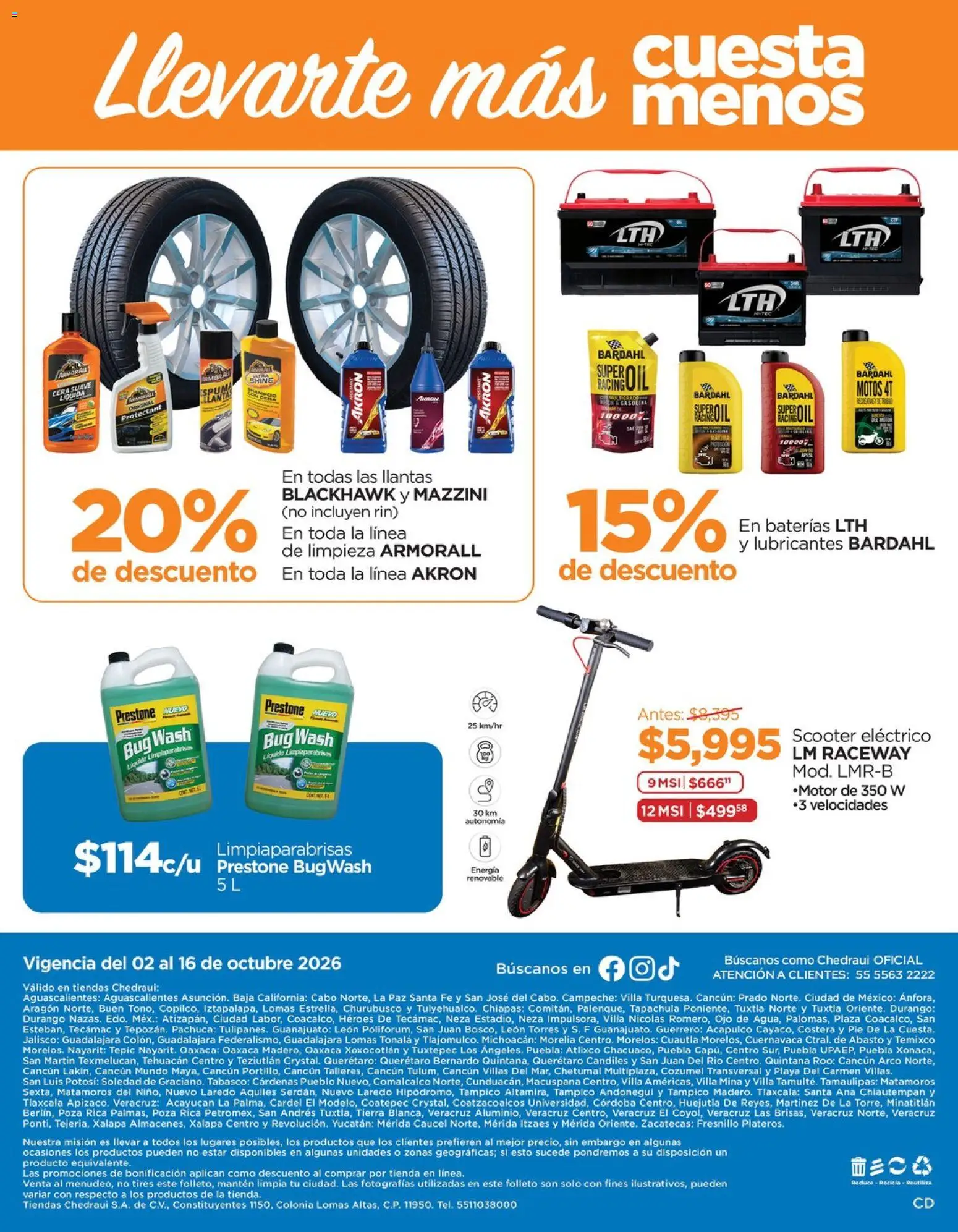 Vista previa las ofertas de la tienda Chedraui - Chedraui folleto Renueva tu hogar desde el 02/10/2026 