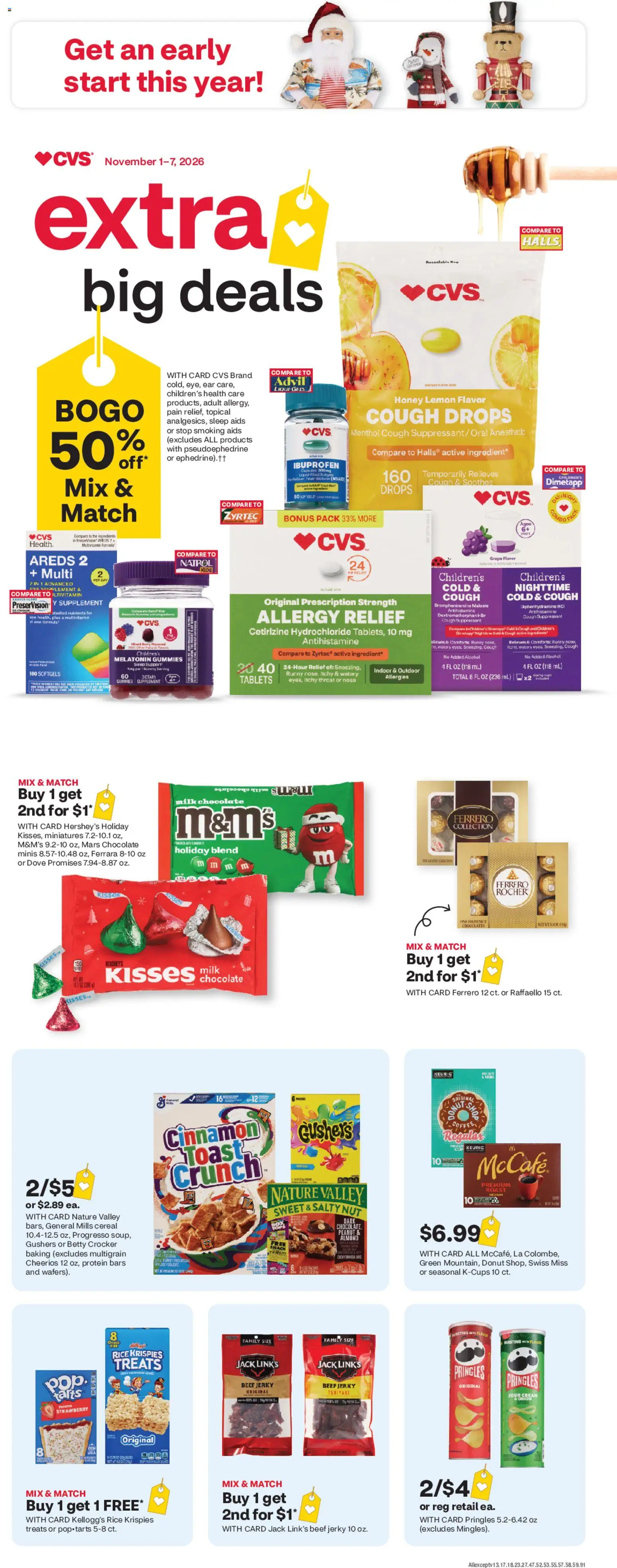 Ad Preview of CVS Pharmacy CVS Pharmacy Weekly Ad from 11/01/2026