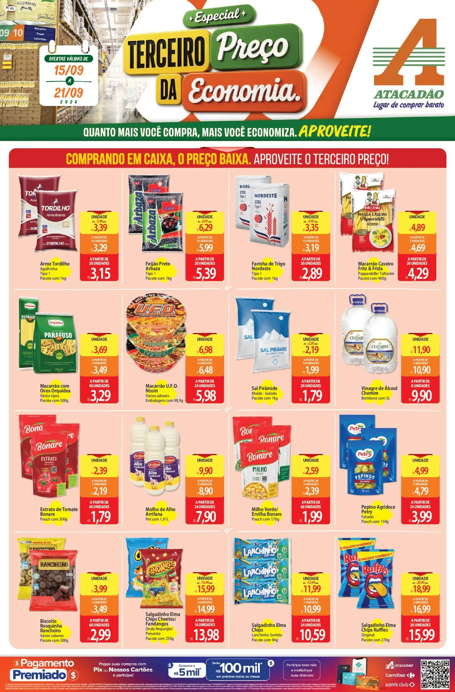 Pré-Visualização do folheto "Atacadão ofertas - RS" da loja Atacadão válido a partir de 15/09/2026