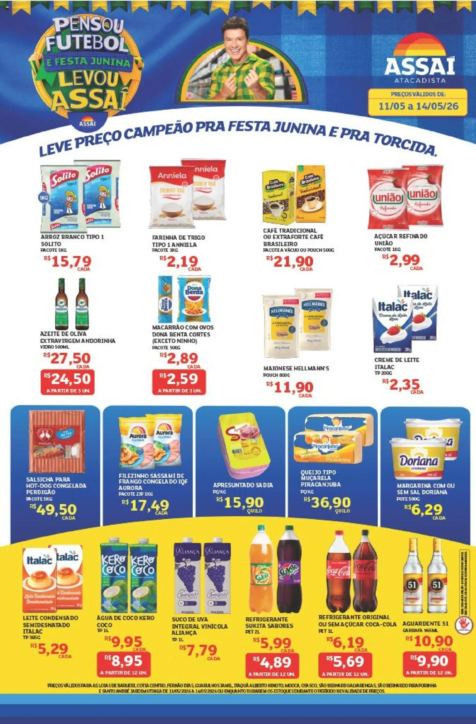 Pré-Visualização do folheto "Assaí Atacadista ofertas - SP" da loja Assaí Atacadista válido a partir de 11/05/2026