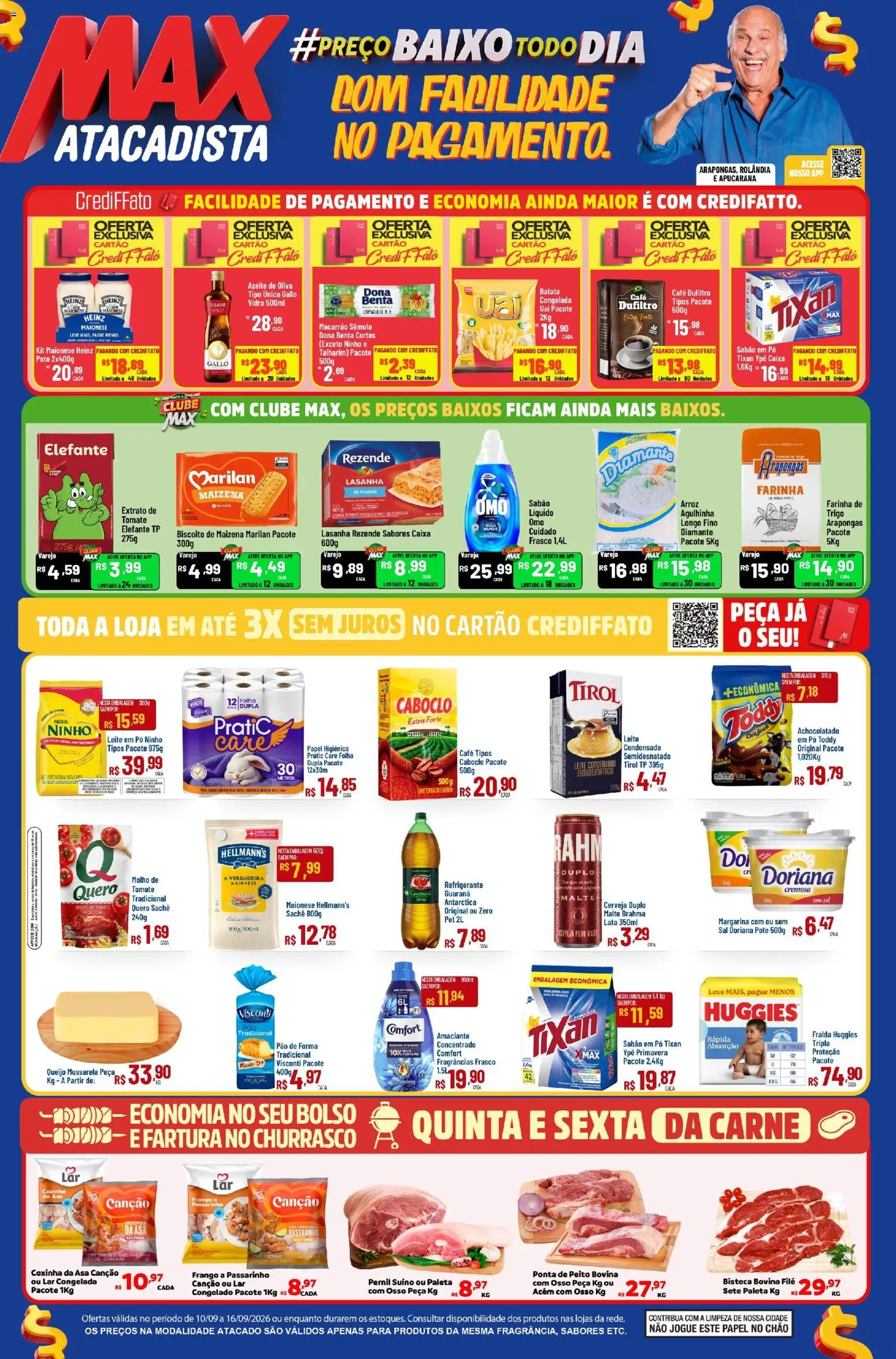 Pré-Visualização do folheto "Max Atacadista - Ofertas da semana" da loja Max Atacadista válido a partir de 10/09/2026