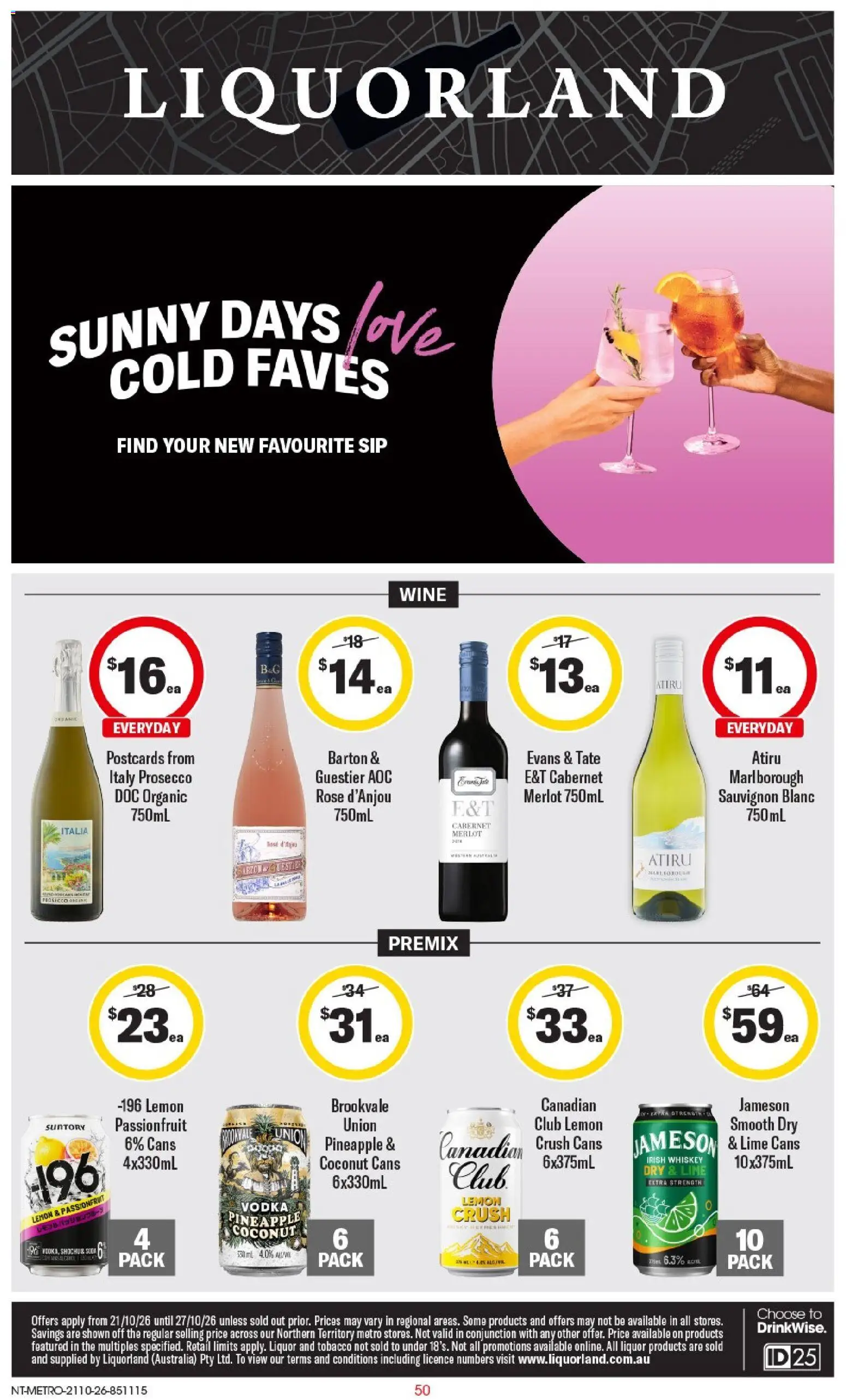 Preview of catalogue Liquorland Catalogue NT from shop Liquorland valid 21/10/2026