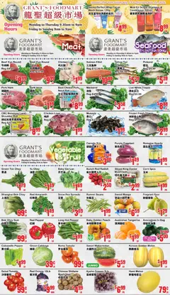 Preview of leaflet Oceans weekly flyer - Grant’s Foodmart from shop Oceans is valid from Aug 14, 2026