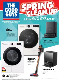 Preview of catalogue The Good Guys catalogue SPRING CLEAN from shop The Good Guys valid 26/08/2026