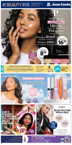 Un aperçu du dépliant Jean Coutu - My Beauty Offers du magasin Jean Coutu est valide à partir 13 août 2026