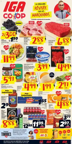 Preview of leaflet IGA weekly flyer / circulaire from shop IGA is valid from May 21, 2026