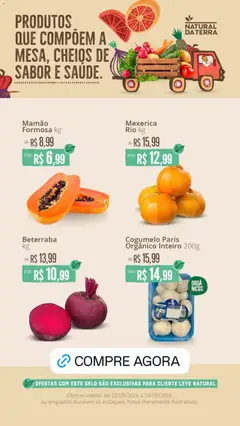 Pré-Visualização do folheto "Natural da Terra - Ofertas da semana" da loja Natural da Terra válido a partir de 22/05/2026