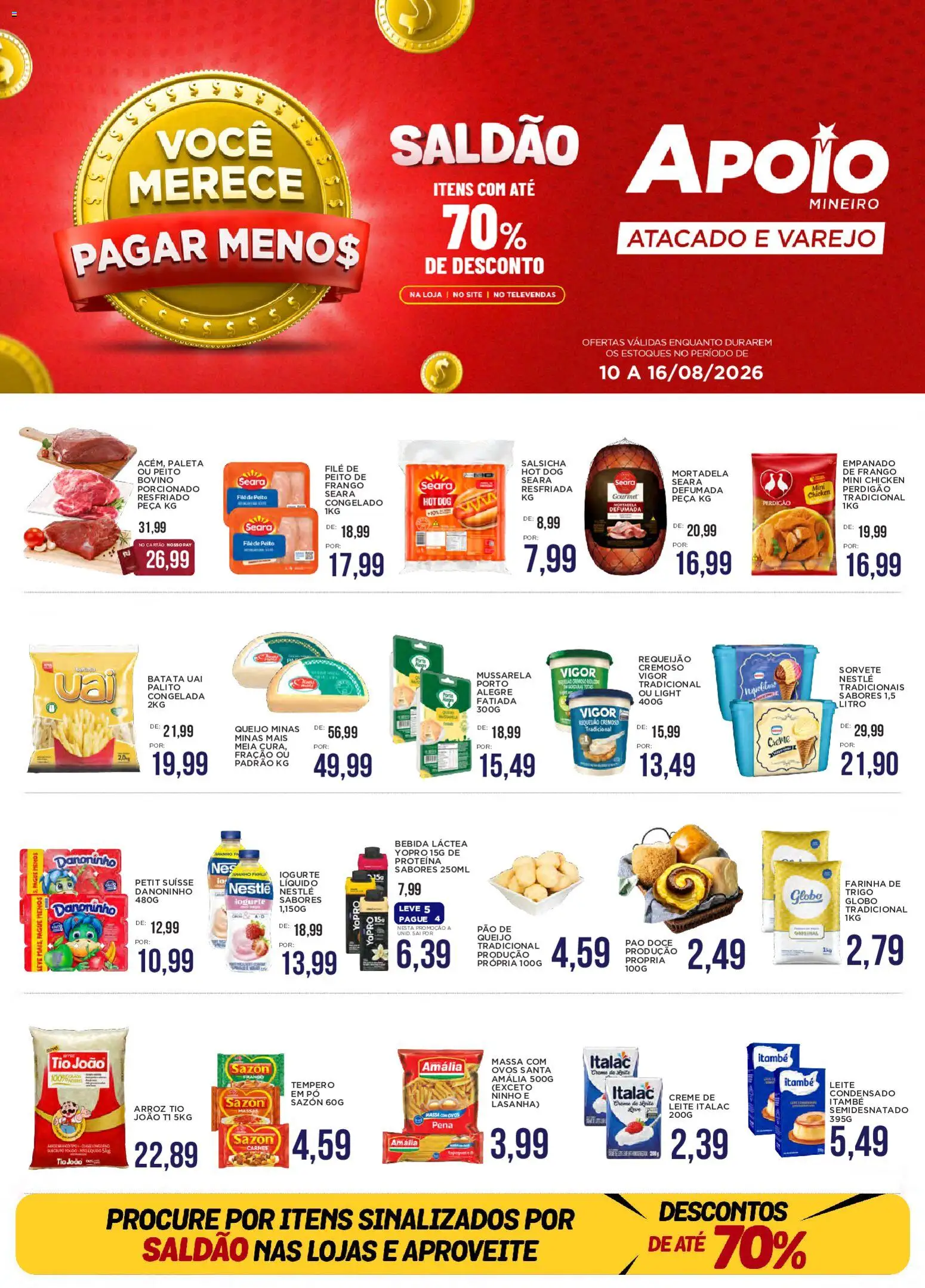 Pré-Visualização do folheto "Apoio Mineiro - Ofertas da semana" da loja Apoio Mineiro válido a partir de 10/08/2026